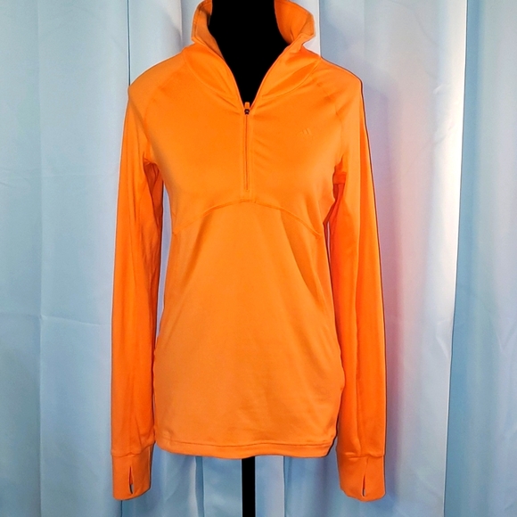 Adidas neon quarter zip shirt - Picture 1 of 4